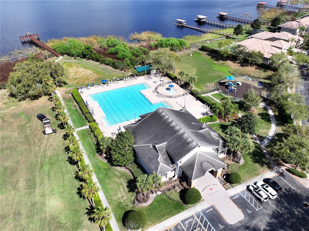 1209 Castleport Road Winter Garden, FL 34787 - Photo 33 of 36 an aerial view of a house with a yard