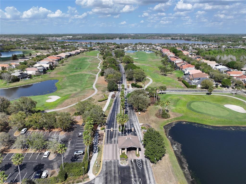 1209 Castleport Road Winter Garden, FL 34787 - Photo 36 of 36 an aerial view of ocean residential house with outdoor space and river
