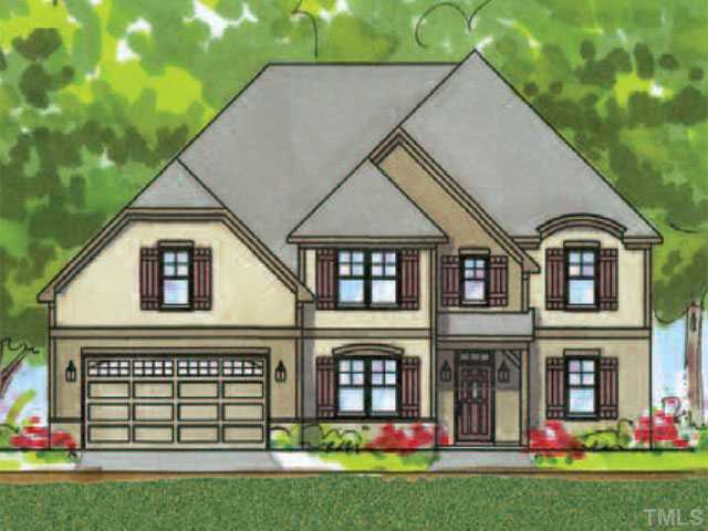 3520 Bloomfield Way Raleigh, NC 27616 - Photo 1 of 3 a front view of a house with a yard and garage