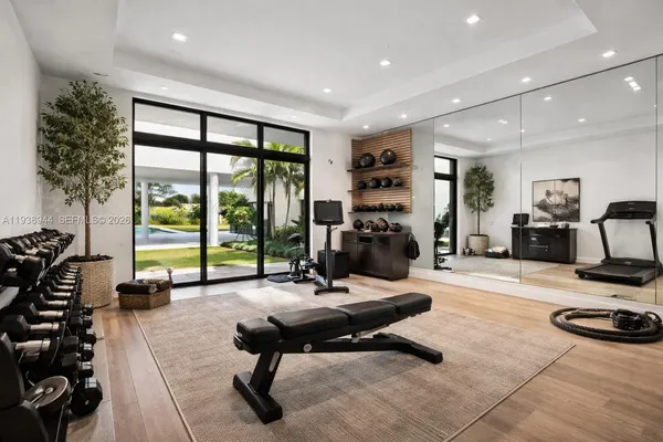 a bathroom with a sink vanity and a mirror