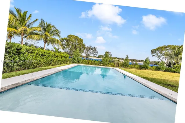 a view of an ocean & with a garden