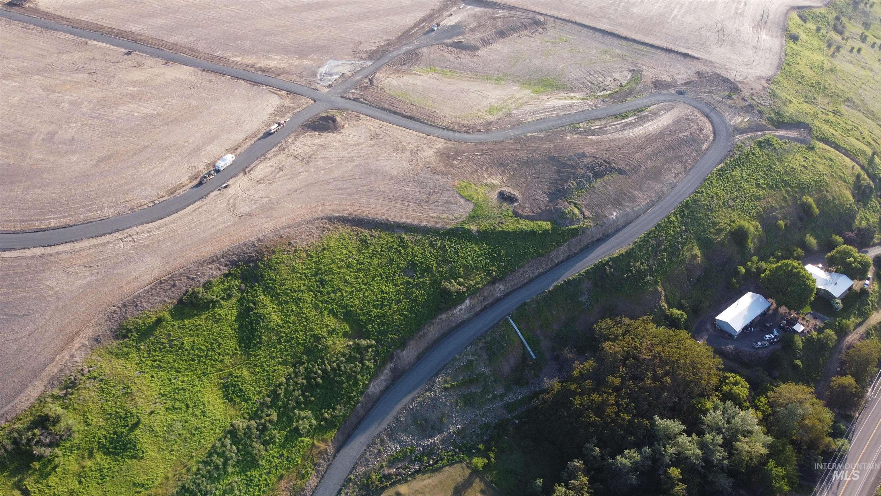 Aerial overview of property's location