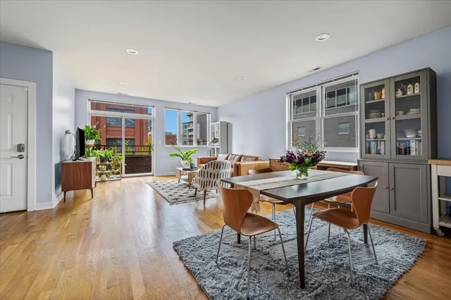 a view of a livingroom with furniture and window