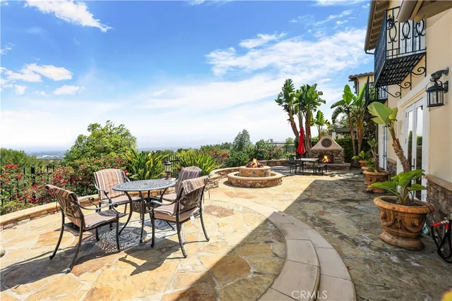 an aerial view of residential building with outdoor space