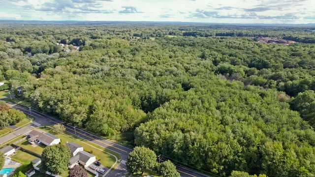 a view of a yard with an outdoor space