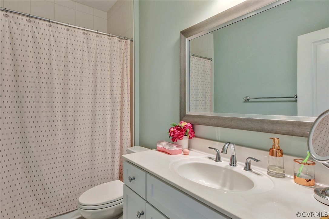 5154 Lake Summer Loop Moseley, VA 23120 - Photo 25 of 41 a bathroom with a sink toilet and shower