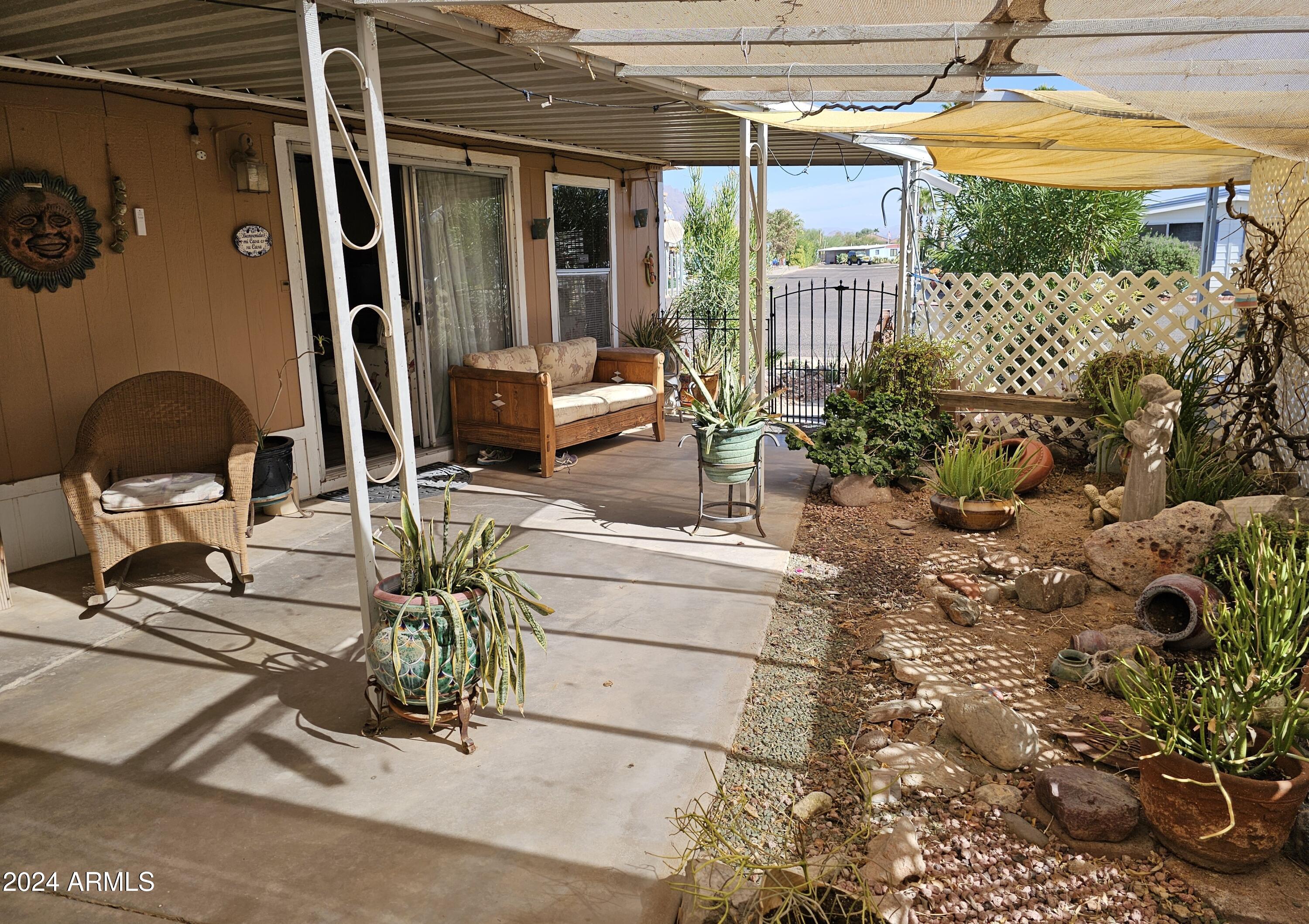 3405 South Tomahawk Road, Unit 17 Apache Junction, AZ 85119 - Photo 15 of 19 garden