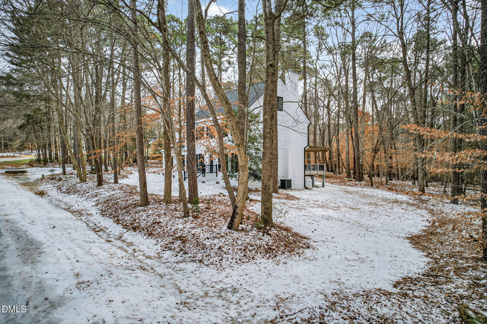 11505 Burberry Drive Raleigh, NC 27614 - Photo 73 of 80 a backyard of a house with trees