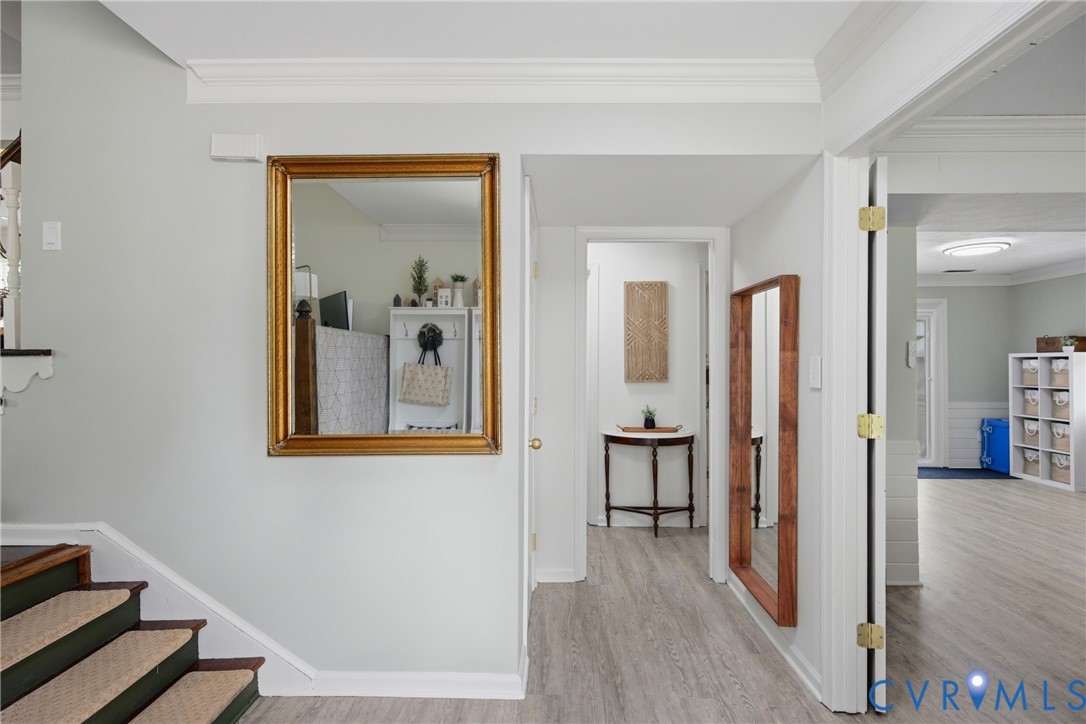 3724 Conduit Road Colonial Heights, VA 23834 - Photo 12 of 41 Entryway featuring light wood-finish flooring, whi