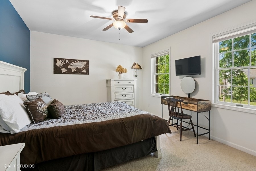 2325 Fairfax Road St. Charles, IL 60174 - Photo 31 of 42 a bedroom with a bed and a window