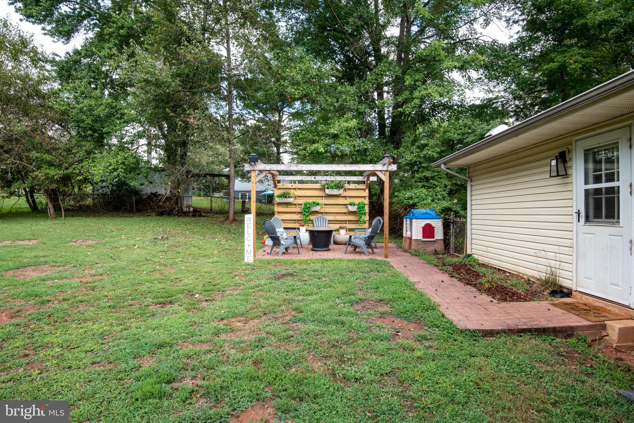 9568 Meetze Road Midland, VA 22728 - Photo 33 of 33 Back yard with patio