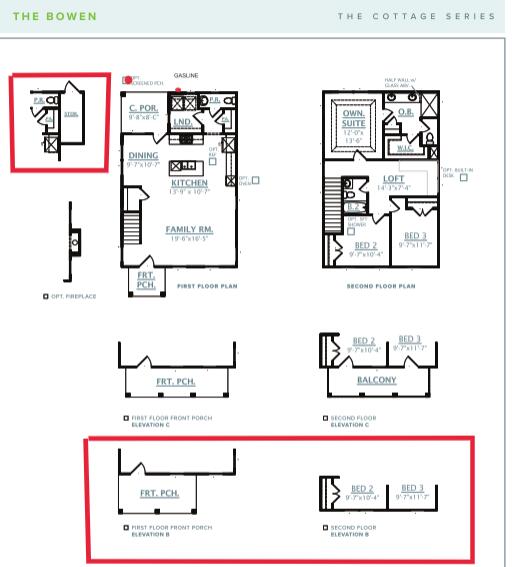 1417 Tangles Trail Charleston, SC 29492 - Photo 31 of 31 OKB 113 Bowen Elevation B Floor Plan