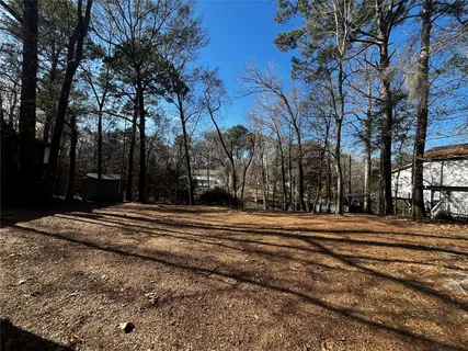 a view of city space with trees