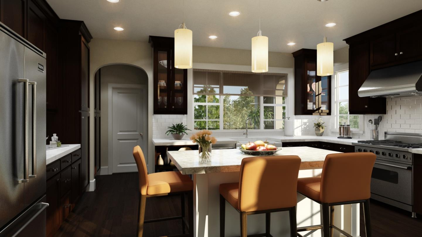 Easy Street Mountain View, CA 94043 - Photo 2 of 8 a kitchen with stainless steel appliances granite countertop wooden floor sink and cabinets