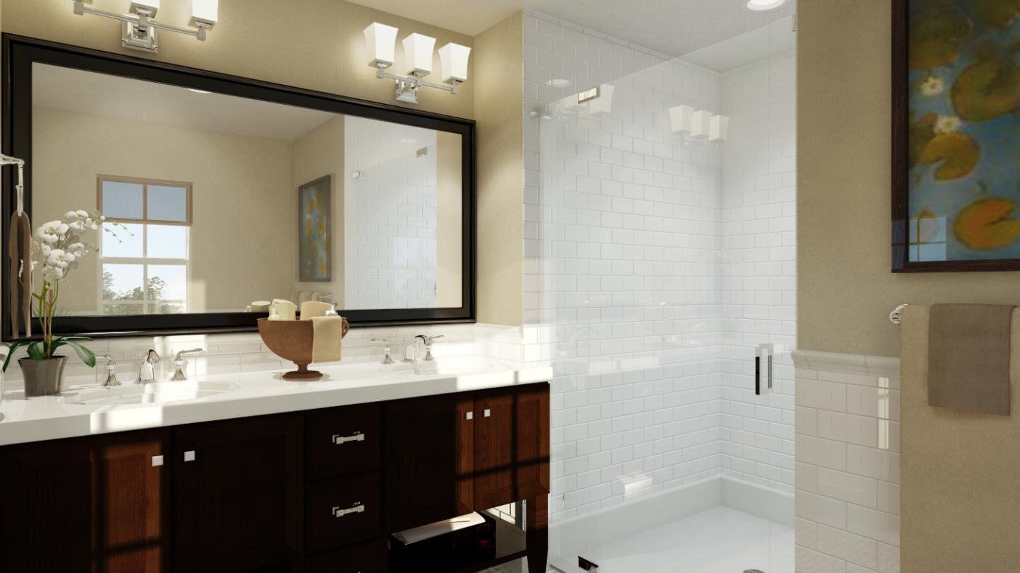 Easy Street Mountain View, CA 94043 - Photo 6 of 8 a bathroom with a double vanity sink mirror and double
