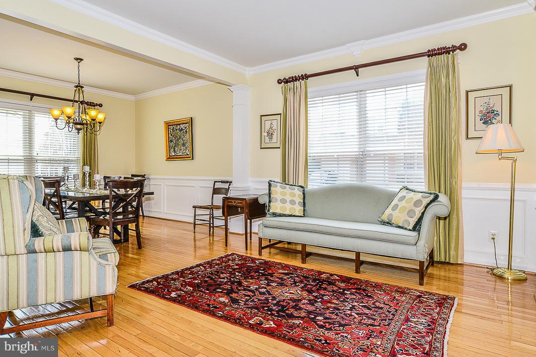 2491 Leyland Ridge Road Herndon, VA 20171 - Photo 4 of 30 Open living room with hardwood floors