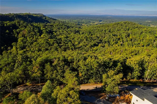 a view of a yard with an outdoor space