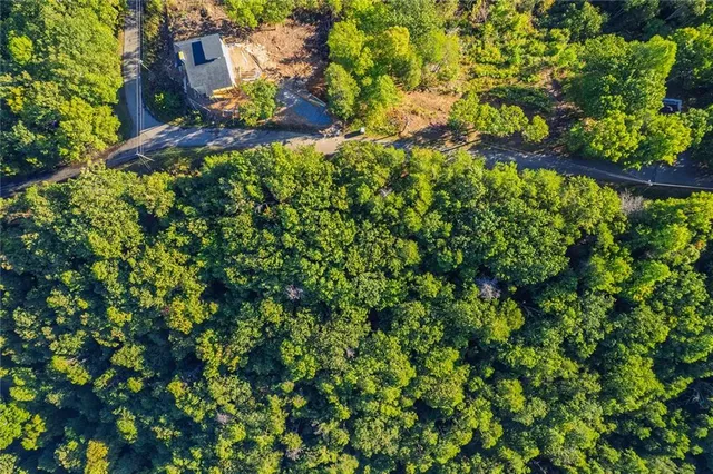 a view of a yard with an outdoor space
