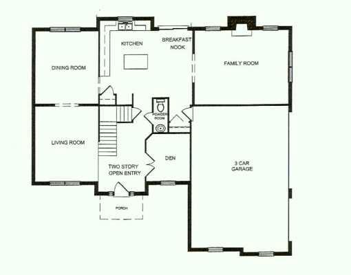 189 Pinkerton Road Wexford, PA 15090 - Photo 2 of 8 1st Floor Plan.