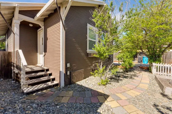 a view of outdoor space and porch