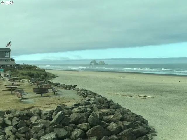 a bed room with a bed and a table