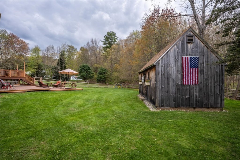 29 Gay Road Brookfield, MA 01506 - Photo 32 of 42 a view of a house with backyard and sitting area