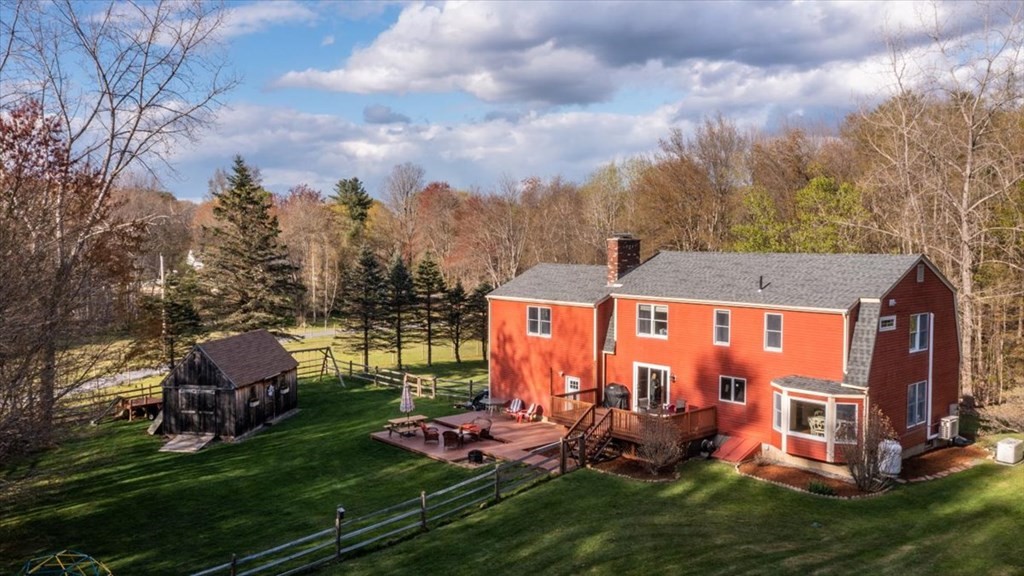 29 Gay Road Brookfield, MA 01506 - Photo 41 of 42 a front view of house with yard and trees