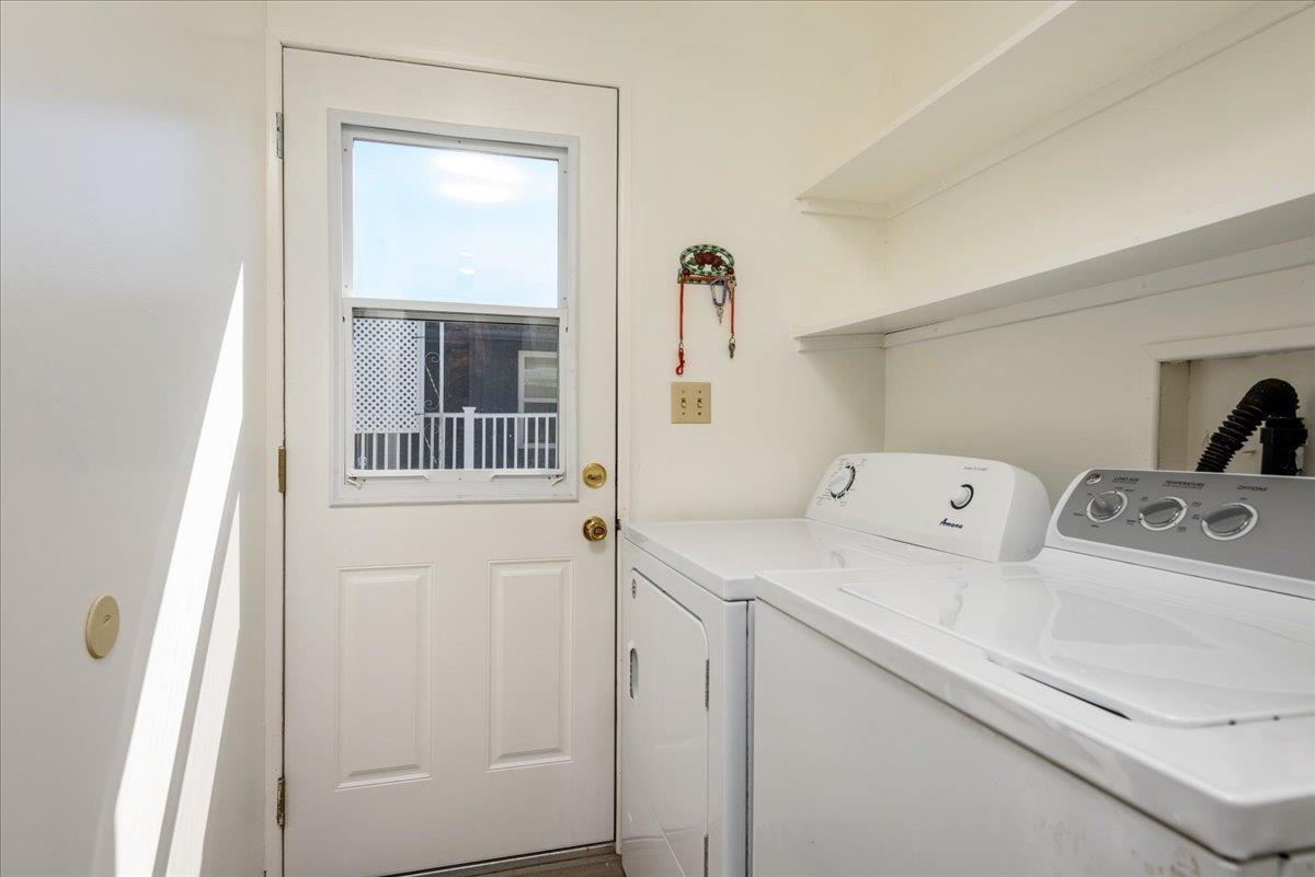 52 Oceanview Avenue, Unit 52 Half Moon Bay, CA 94019 - Photo 13 of 15 a utility room with dryer and washer