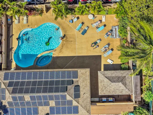 a view of a city with tall buildings