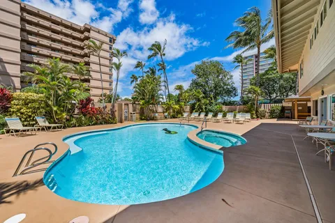 a outdoor space with furniture