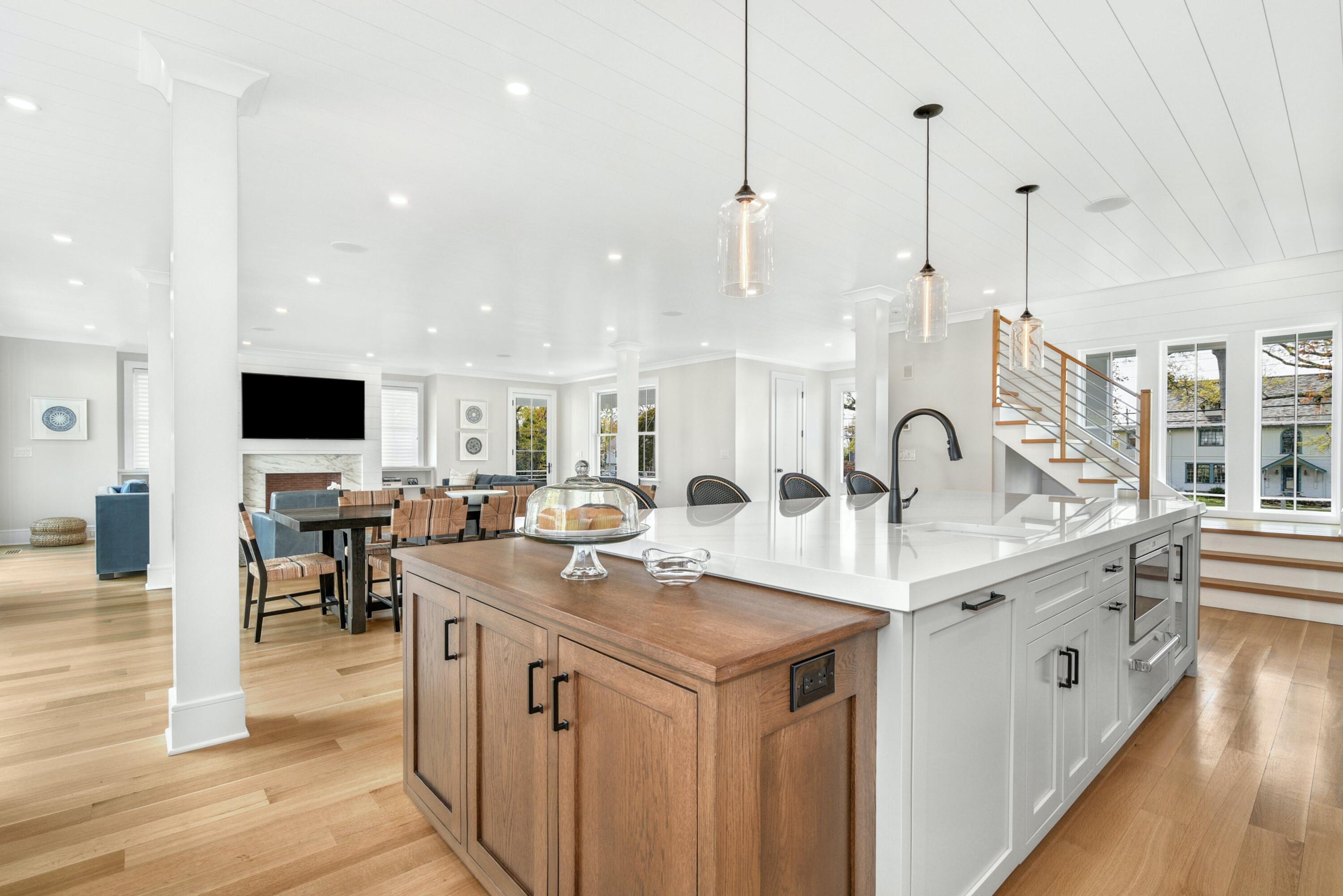 15 Waverly Road Darien, CT 06820 - Photo 14 of 36 a kitchen with stainless steel appliances granite countertop a sink a stove and a wooden floors