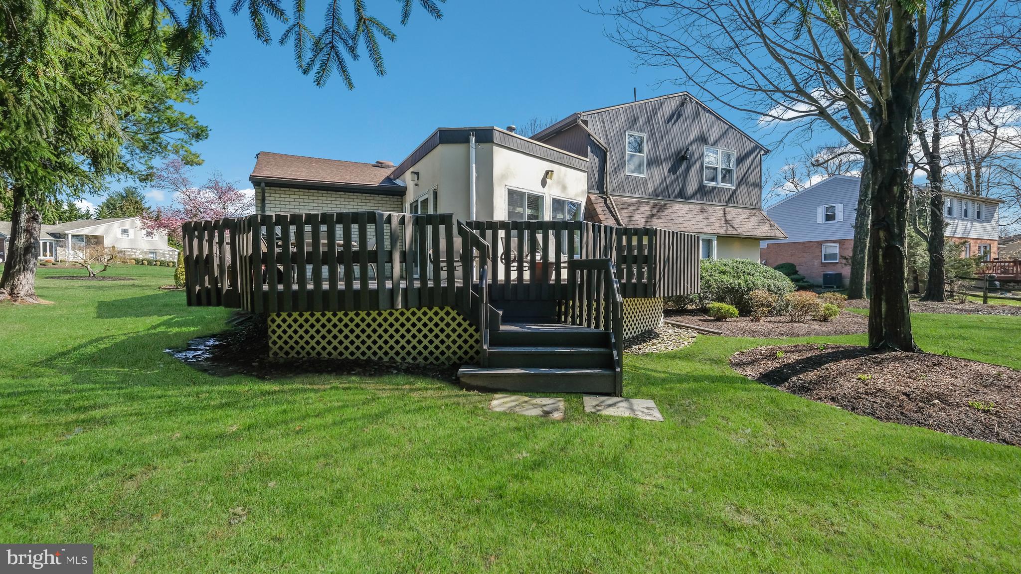 868 Broadmoor Road Huntingdon Valley, PA 19006 - Photo 38 of 48 Large wrap around deck