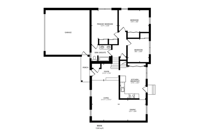 a picture of floor plan