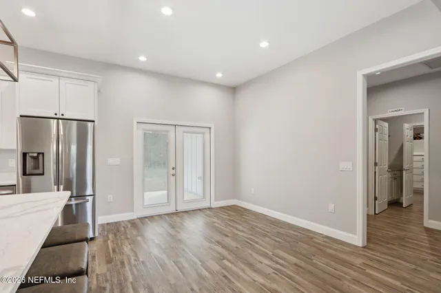 a view of an empty room