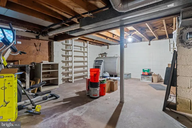 a view of storage and utility room