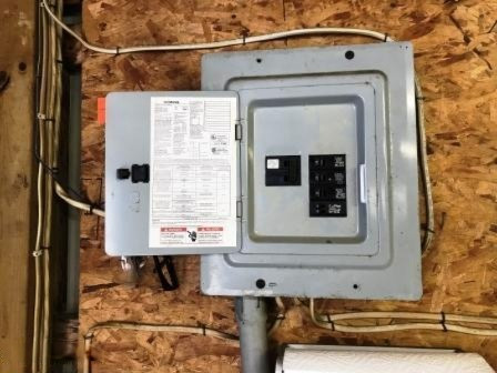 7460 Culbert Road Osseo, MI 49266 - Photo 50 of 67 Pole Barn #1 Electrical Panel