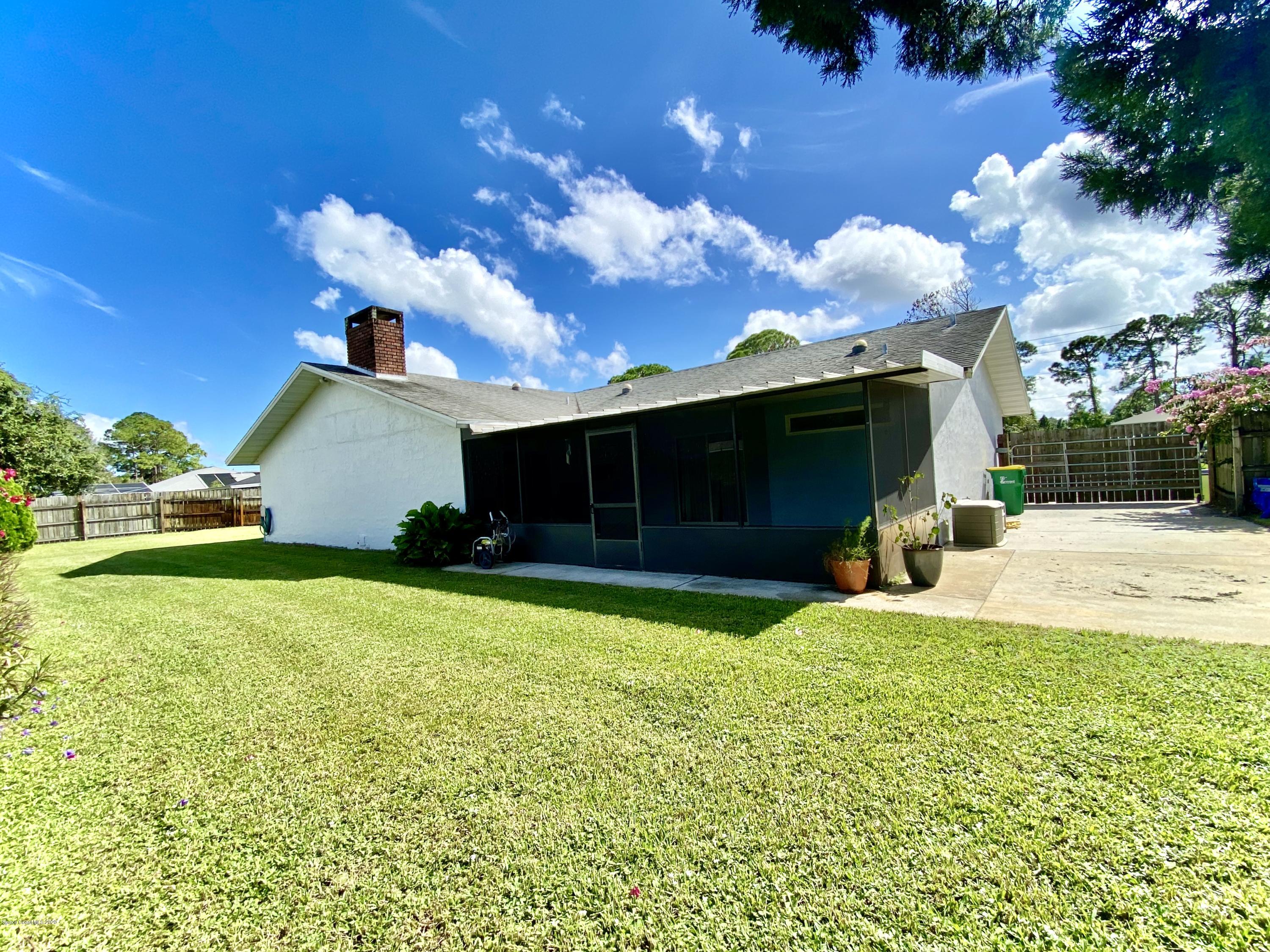 5282 Bridge Road Cocoa, FL 32927 - Photo 25 of 47 Screened Porch with Fresh Paint