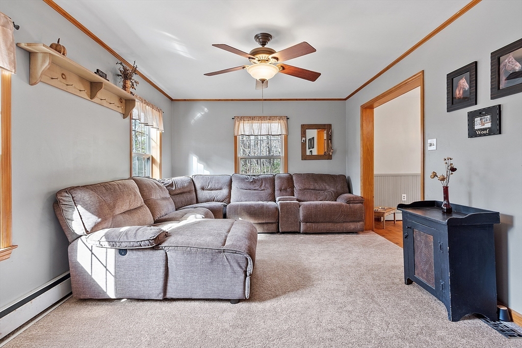 32 East Rindge Road Ashburnham, MA 01430 - Photo 12 of 31 a living room with furniture and windows