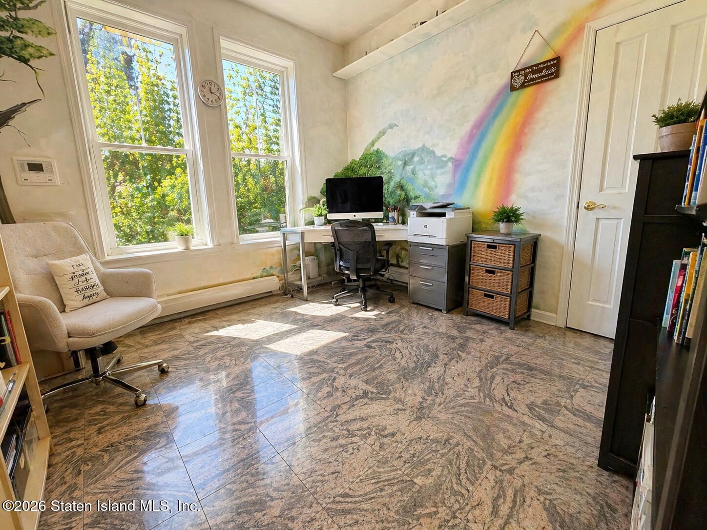 26 Highpoint Road Staten Island, NY 10304 - Photo 19 of 49 a living room with furniture a window and a flat screen tv