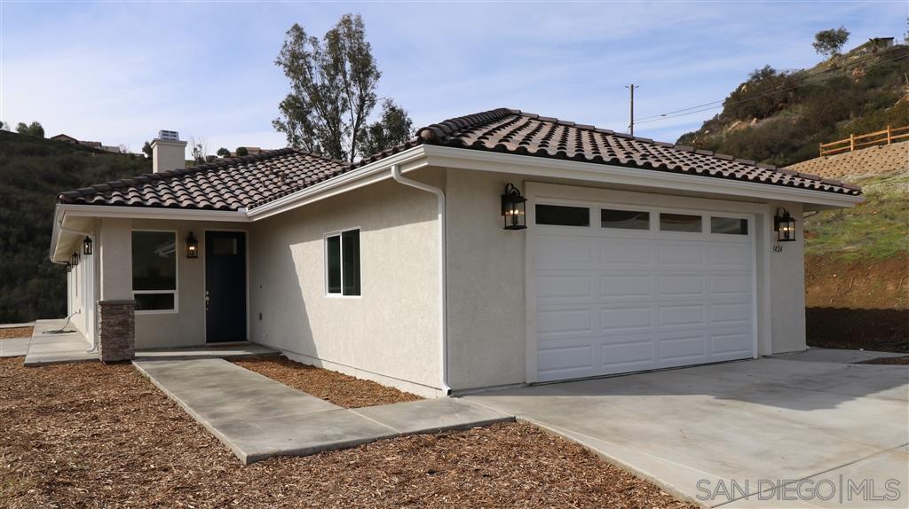 1424 Mountain View Road El Cajon, CA 92021 - Photo 3 of 17 Concrete walkway to your new home...views from every room.