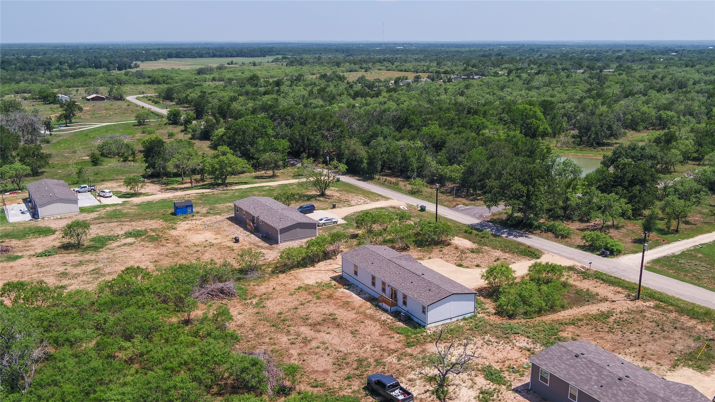 1145 Callihan Road Luling, TX 78648 - Photo 36 of 39 an aerial view of a house with outdoor space