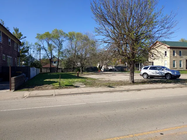 a cars parked on the side of a street