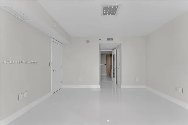 a view of roof deck with open kitchen view
