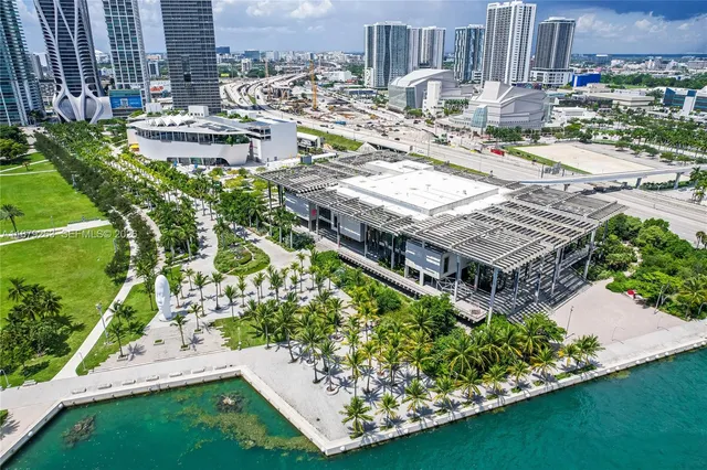 a view of city from balcony