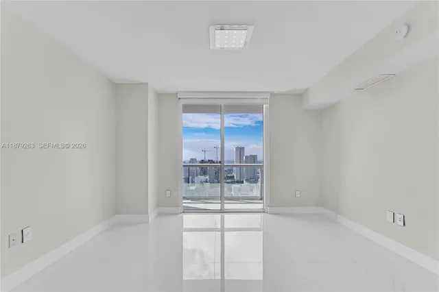 a view of a tall building