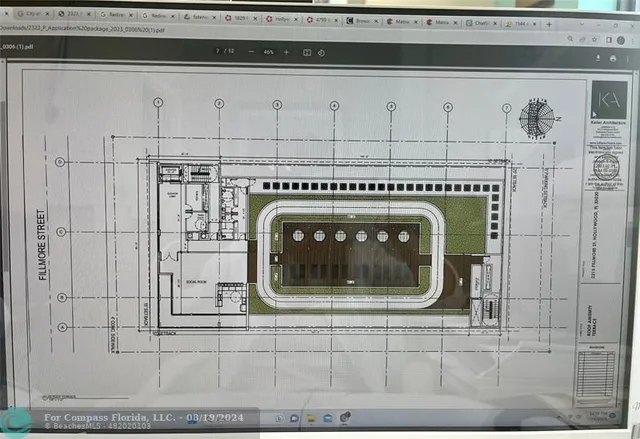 a living room with a fireplace