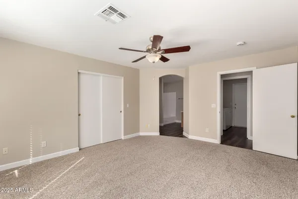 a view of an empty room