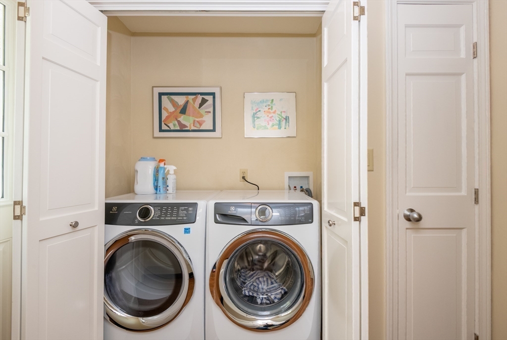 25 Ellen Road Stoneham, MA 02180 - Photo 21 of 41 a view of livingroom with washer and dryer