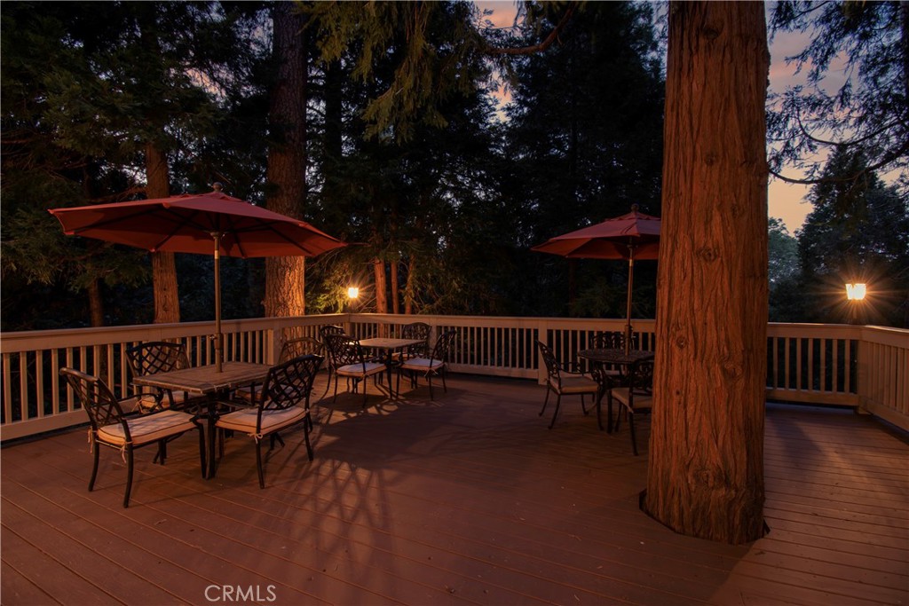 355 Cedar Ridge Drive Lake Arrowhead, CA 92352 - Photo 60 of 64 Private romantic deck!!