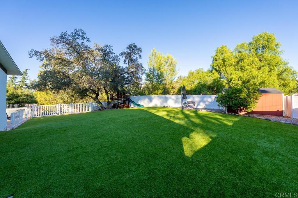 1356 South Grade Road Alpine, CA 91901 - Photo 40 of 68 a view of yard with grass and trees